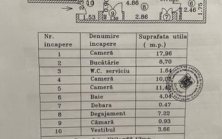 Apartament 3 camere| DECOMANDAT| BANEASA+loc de parcare - Schiță 23