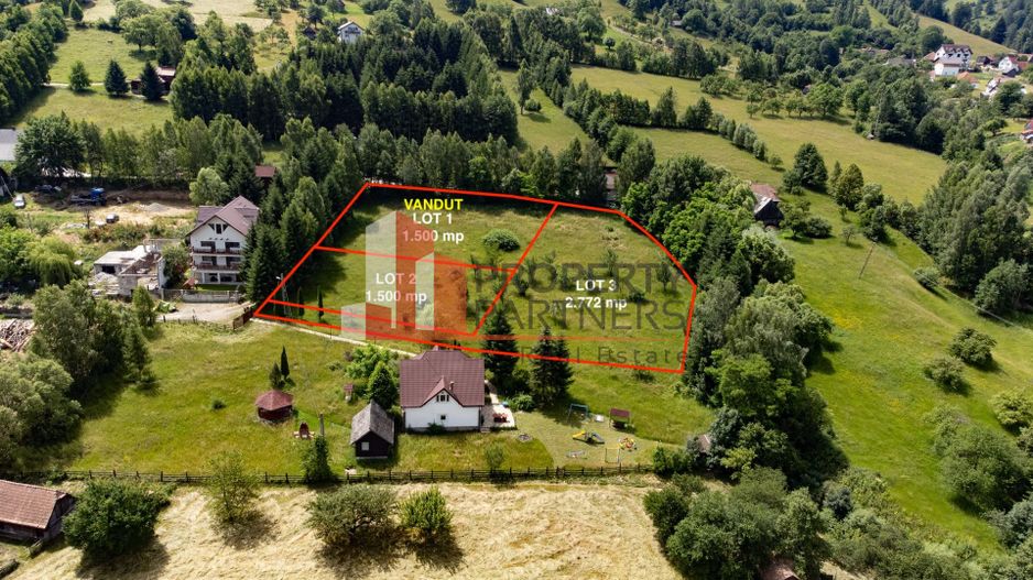 Teren de la 2772 mp Podul Simonului- Bran - Poză 1