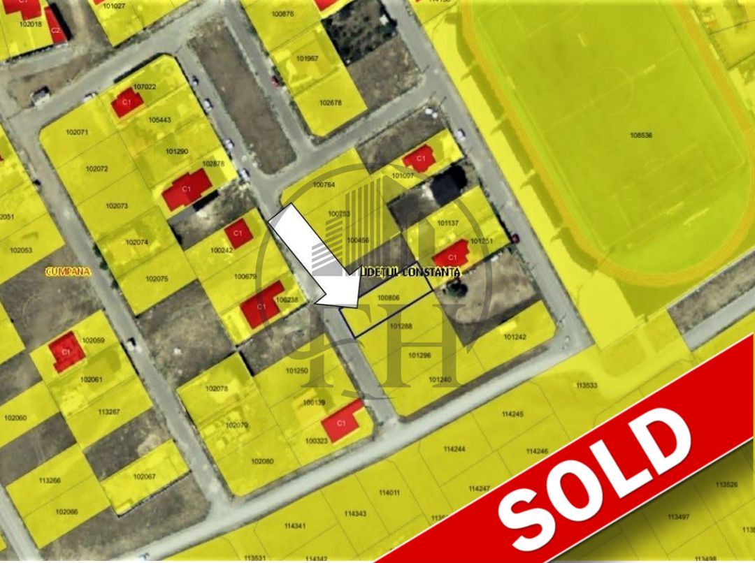 SOLD/ VANDUT  Teren intravilan de vanzare Cumpana - Poză 1