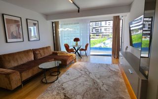 Apartament de închiriat 2 camere Yacht Kid Floreasca | 53 mp + terasă 13 mp - Poză 3