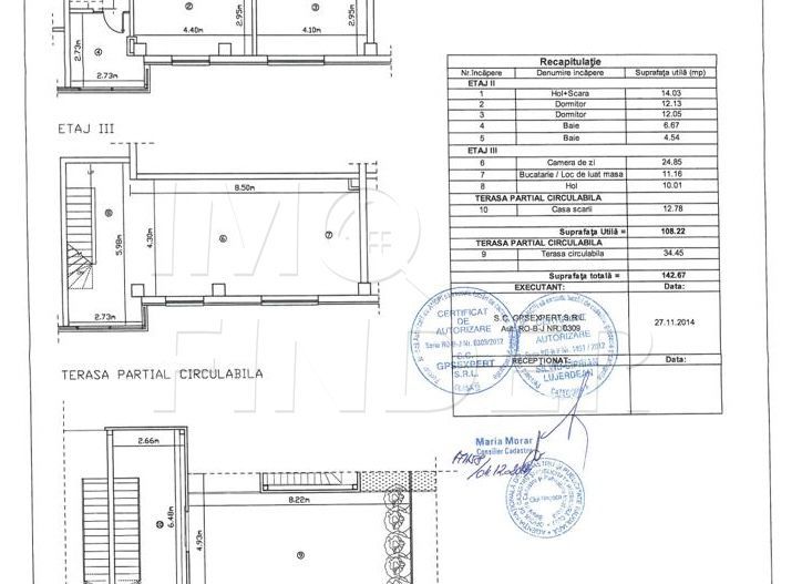 Vanzare Penthouse zona centrala 108 mp , terasa 35 mp - Poză 2