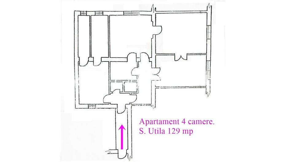 VÂNDUT! Apartament cu 4 Camere în Palatul Bohuș, Arad - Poză 9