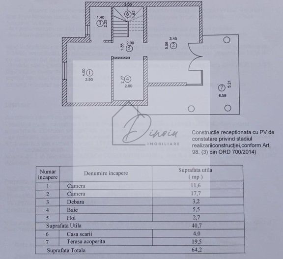 VILA 3 camere Henri Coanda Pipera Voluntari - 2bai 100mp 2 terase - Poză 3