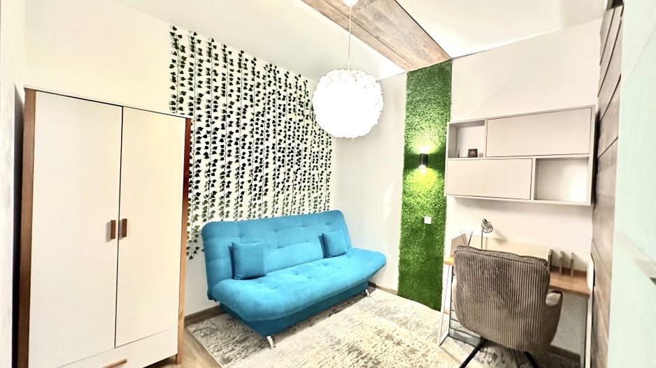 Penthouse modern de inchiririere cu 3 camere, terasă 80 mp zona Coresi - Poză 7