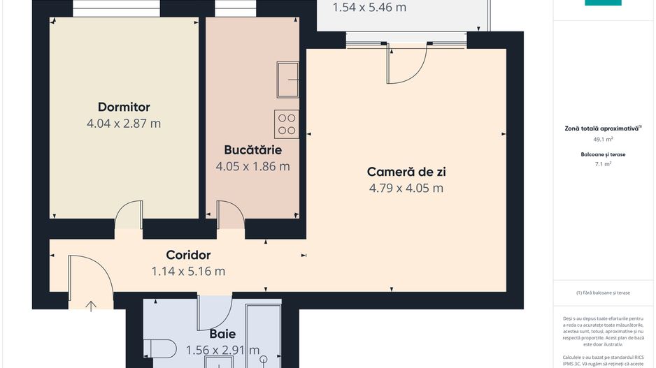 Apartament 2 camere | 2 parcări | Zona Buziașului - Poză 11