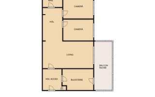 Apartament 3 camere | 50,77 mp | Manastur, Aleea Gurghiu | Renovabil - Poză 4