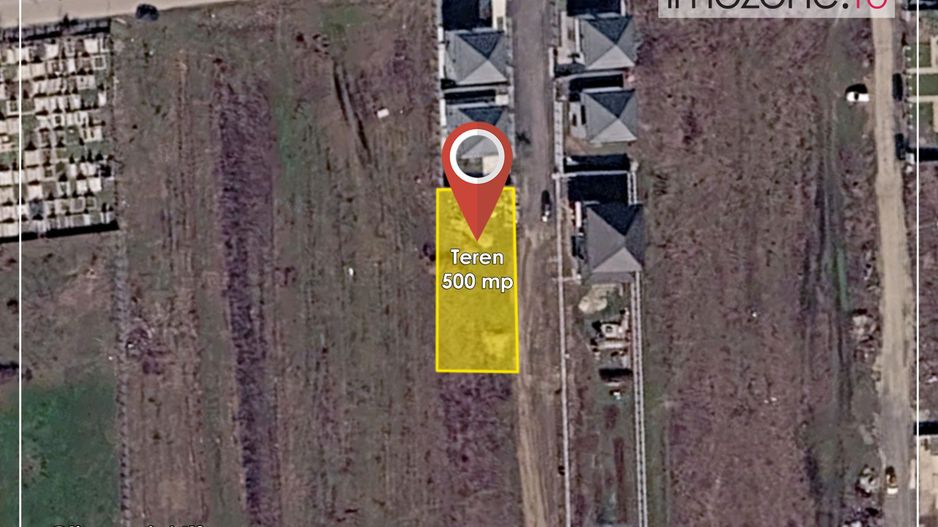 Teren intravilan 500 mp, Clinceni, ideal pentru constructii - Poză 2