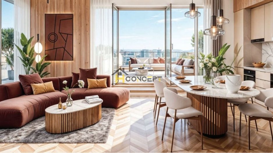 Apartament premium cu 3 camere, loc de parcare subteran, 0% comision - Poză 1