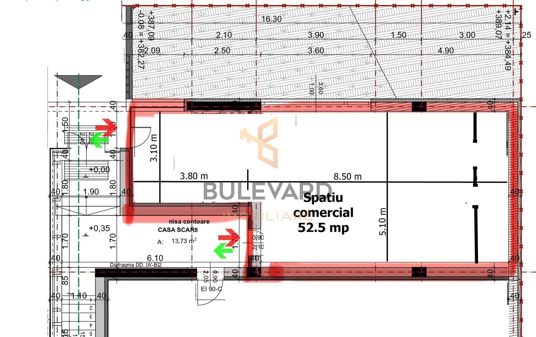 Spatiu comercial strada Oasului, zona Auchan Iris! - Poză 9