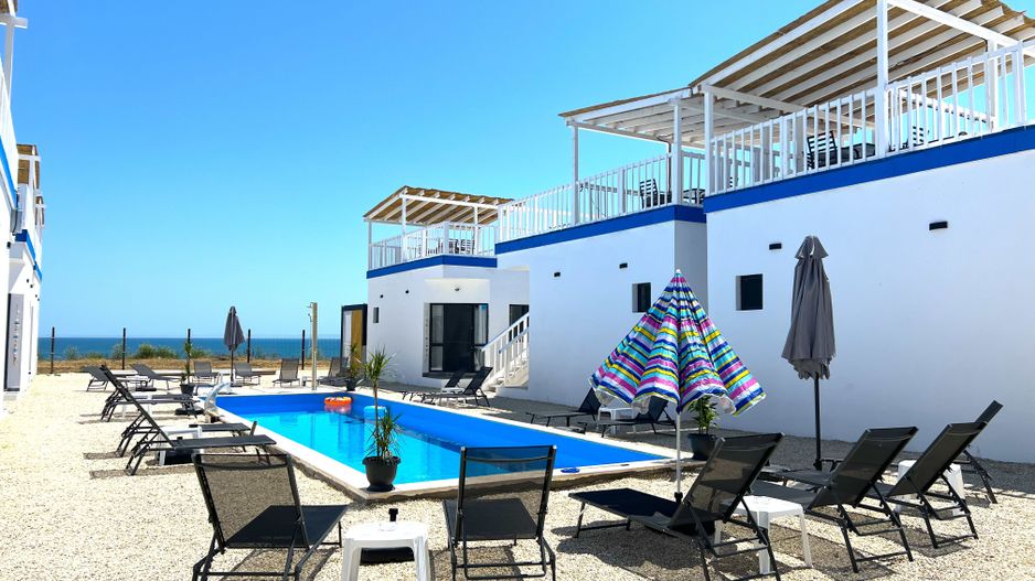 10 Casute Greek Bungalows , Piscina, la Malul Marii, Afacere la Cheie - Poză 24