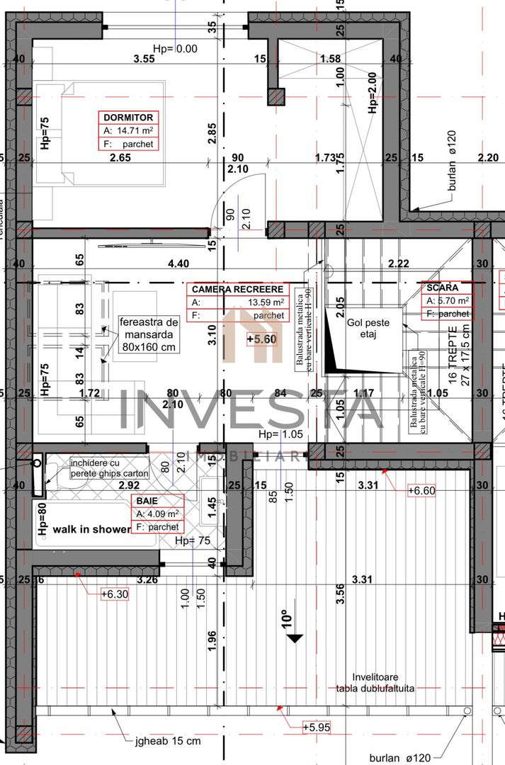 Casa tip duplex pe o strada retrasa, constructie premium! - Schiță 4