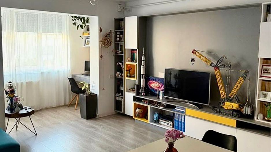 Giroc-Calea Timisoarei | 3 Camere | 2 Balcoane | Mobilat-Utilat | Loc parcare - Poză 1