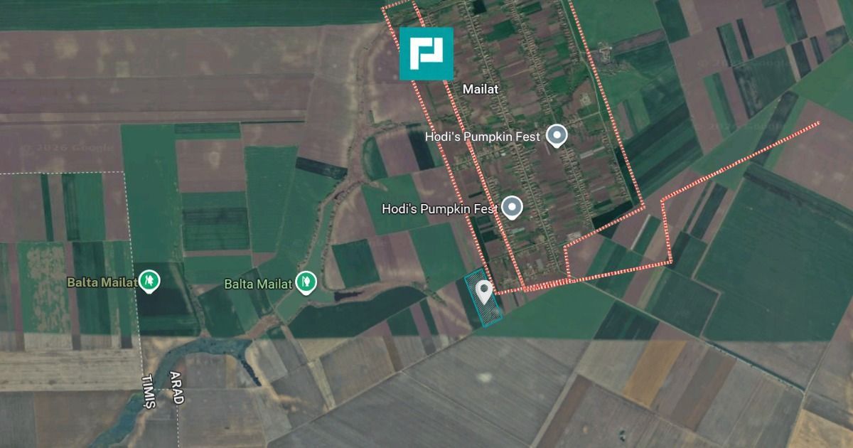Teren de 8600 Mp2, agricol extravilan, Mailat - Poză 4