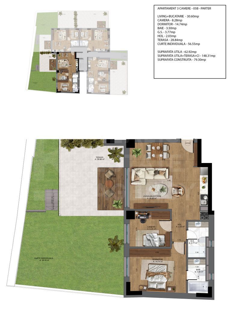 Vânzare, apartament, 3 camere, București - Poză 7
