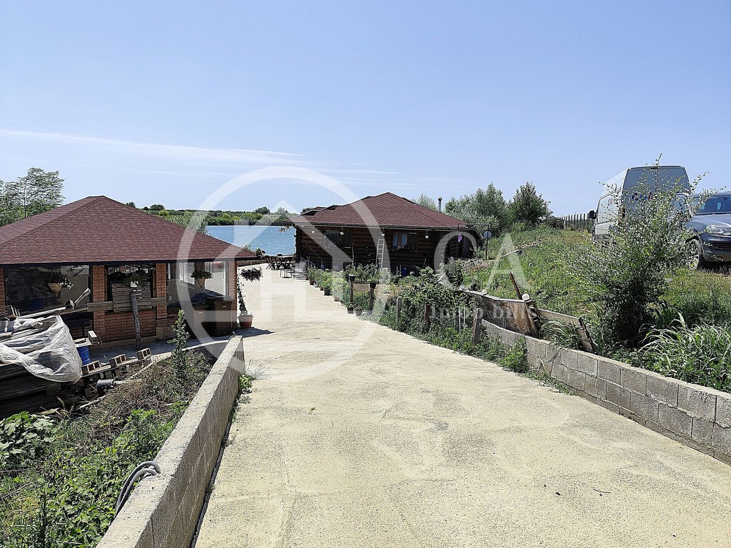 De vanzare BALTA DE PESCUIT, 3,80 ha, cabana din busteni, langa Vama Bors, Bihor - Poză 15