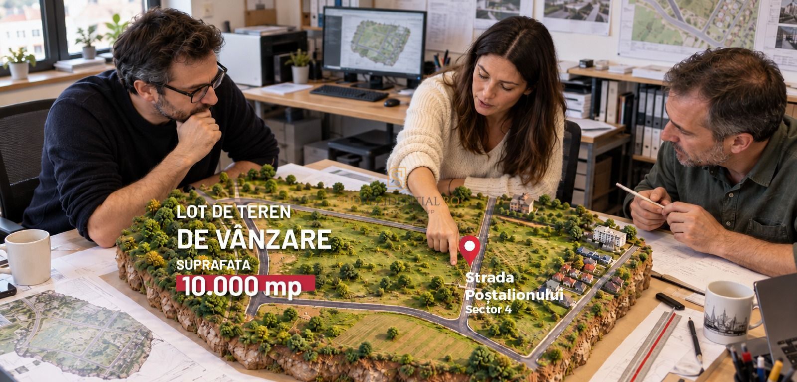 Teren 10.000 mp, deschidere la trei strazi | Postalionului - Poză 2