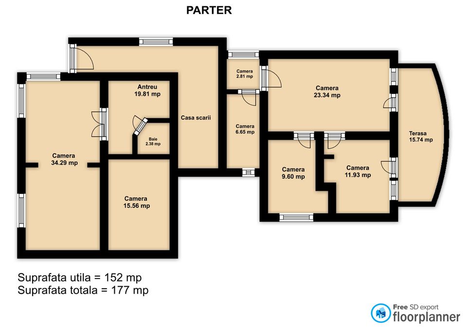 0 % comision, Casa individuala spatioasa cu teren de 539 mp, Gruia - Poză 20