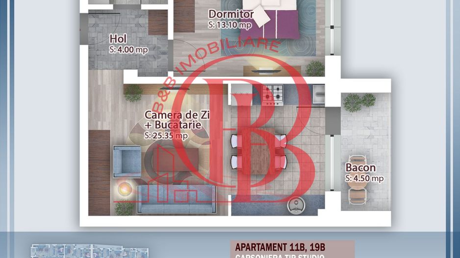 Oferta Lansare 2 camere  incalzire pardoseala - Schiță 5