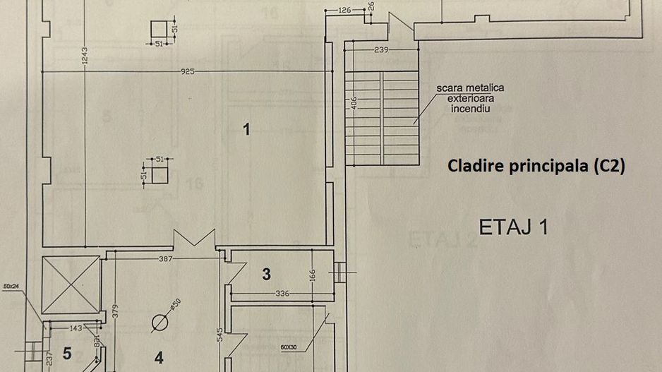 VATRA LUMINOASA -Agricultori | Cladire 1900mp din 2001 | Teren 1030mp - Schiță 5