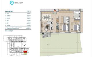 Apartament 3 camere | Proiect Premium | Obor - Poză 3