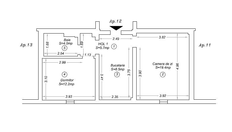 COMISION 0% | Apartament 2 camere | Bloc nou | 49.8 mp | Braytim - Poză 5