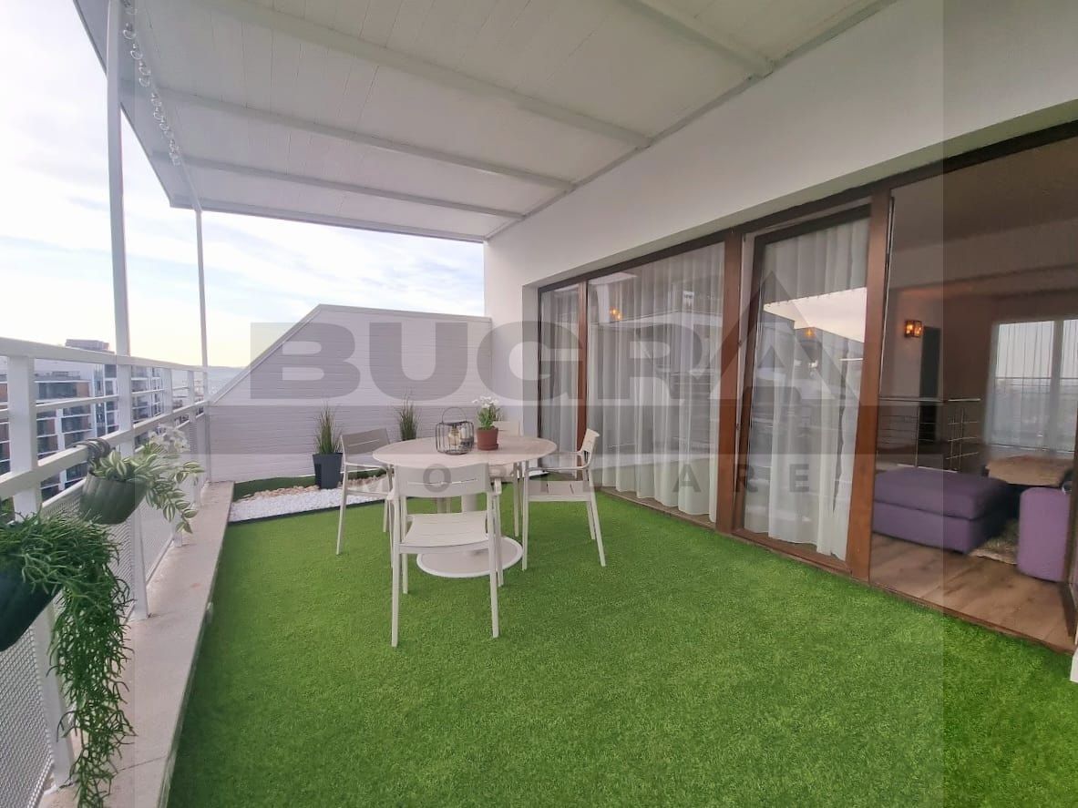 Penthouse superb pe 2 nivele, orientat E-V, cartier Buna ziua - Poză 9