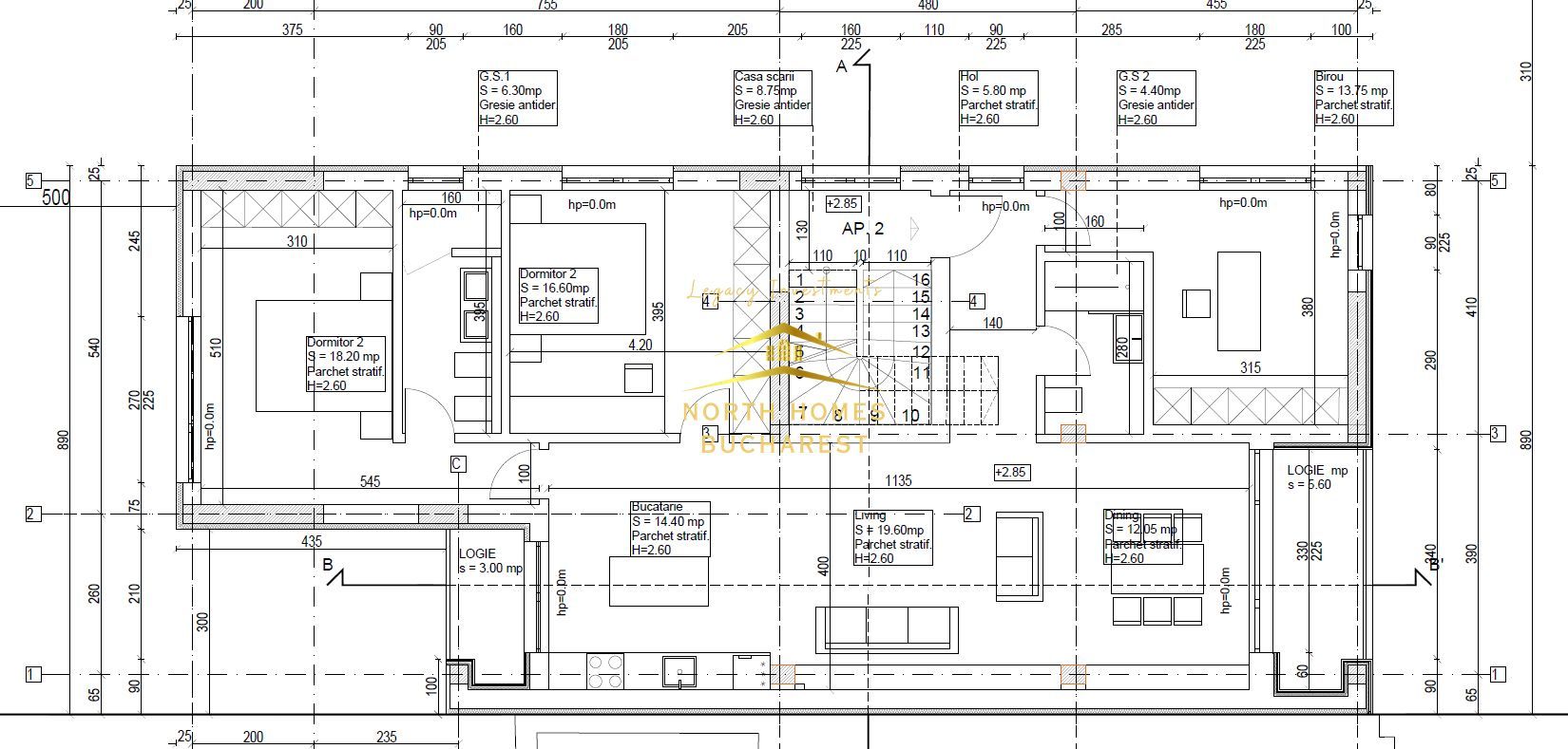 Apartament 4 camere, bloc boutique, parcare, boxa - Metrou Bazilescu - Poză 18