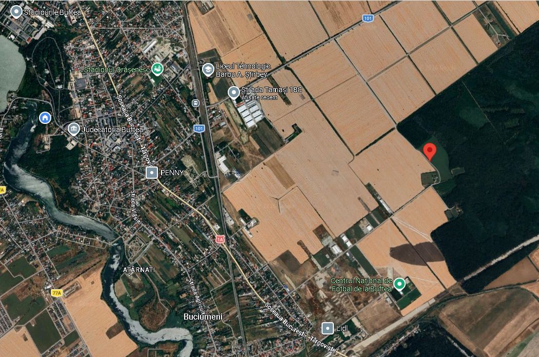 Vând teren construibil 1000 mp lângă pădure Buftea - Poză 2