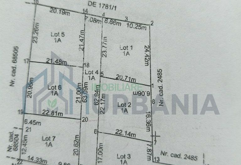 Teren de vânzare în Tomesti - Chicerea, 500 mp, cu utilități - Poză 1