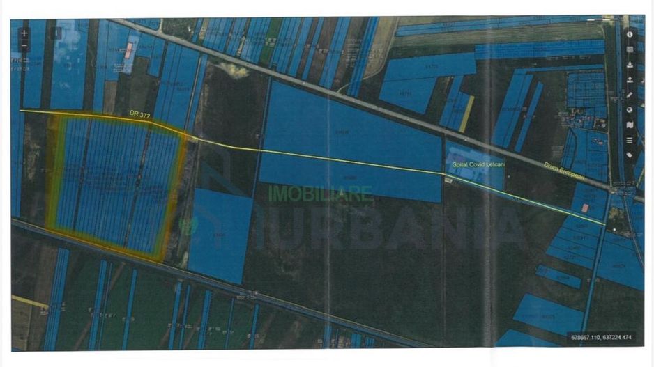Teren 190.000 mp în Lețcani, lângă Parcul AgroIndustrial și GTM TRUCKS & CARS - Poză 4