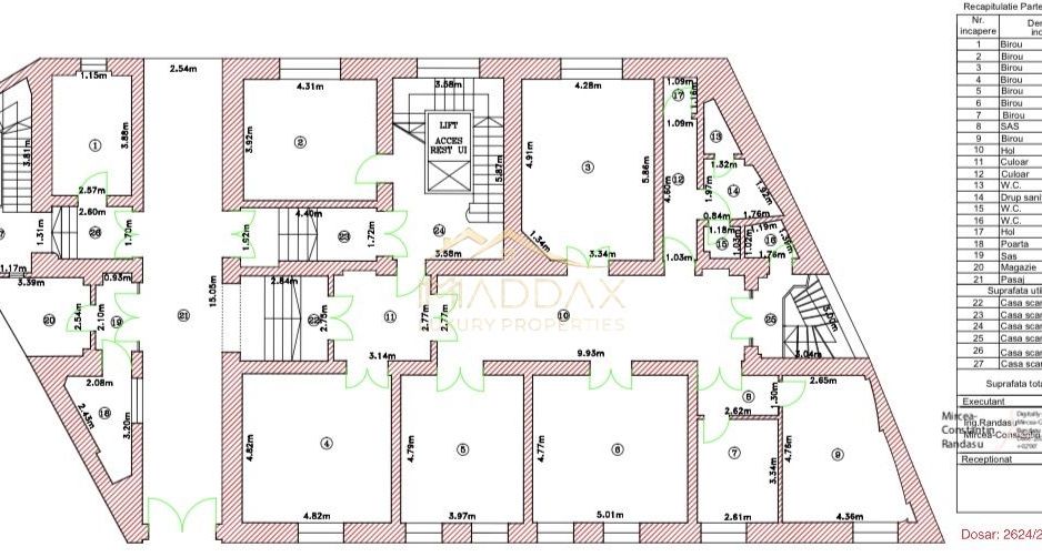 De Vanzare-Central/Cismigiu ~ Spatiu Birouri/Clinica/Centru Infrumusetare - Poză 17