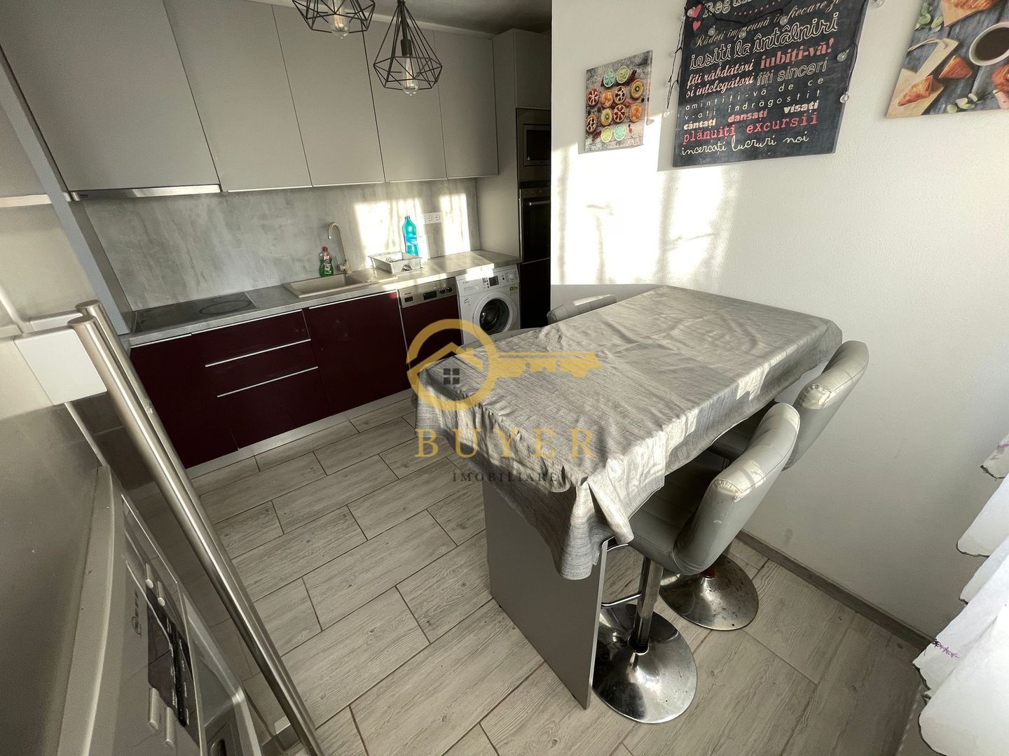 Apartament cu 2 cam la etajul 1, complet mobilat si utilat, balcon - Poză 14