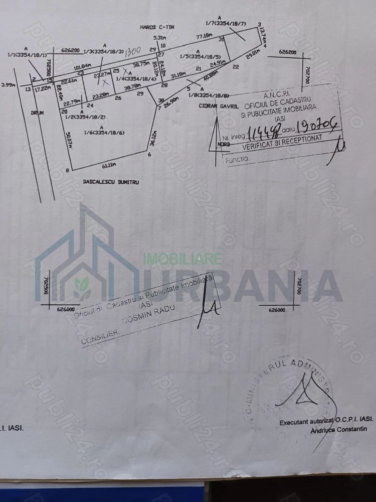 De vanzare teren 1300 m patrati in sat Paun,com.Barrnova.pret 14700 euro neg. - Poză 2