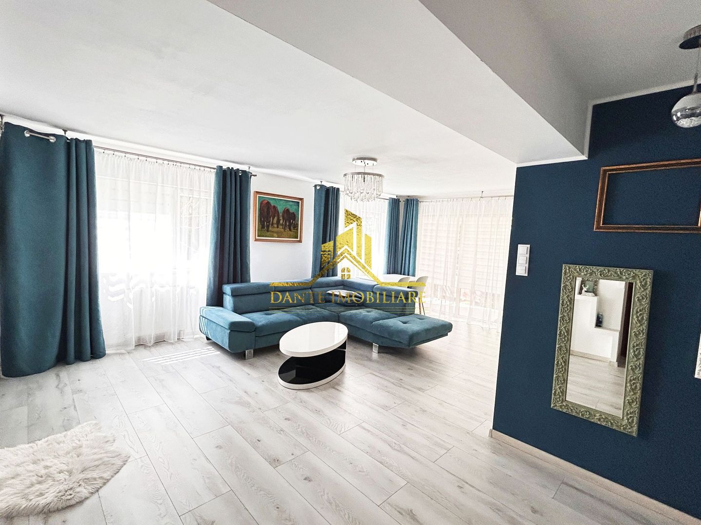 3 camere, mobilat modern, bloc nou, balcon, parcare, Buna Ziua - Poză 2
