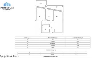 Tomis Nord - Vanzare apartament decomandat cu 2 camere,  bloc nou. - Poză 4