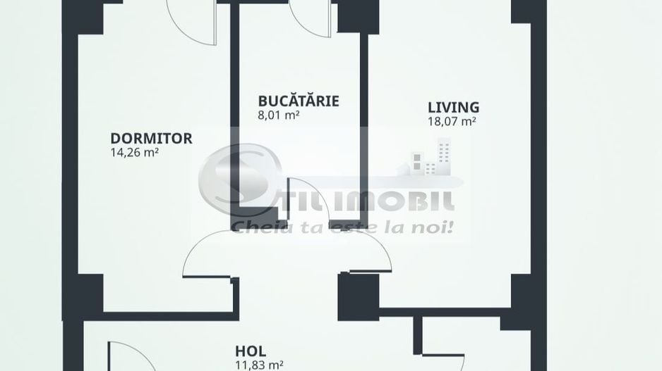 Apartament cu 2 camere, D, 63 mp, Tatarasi - Poză 8