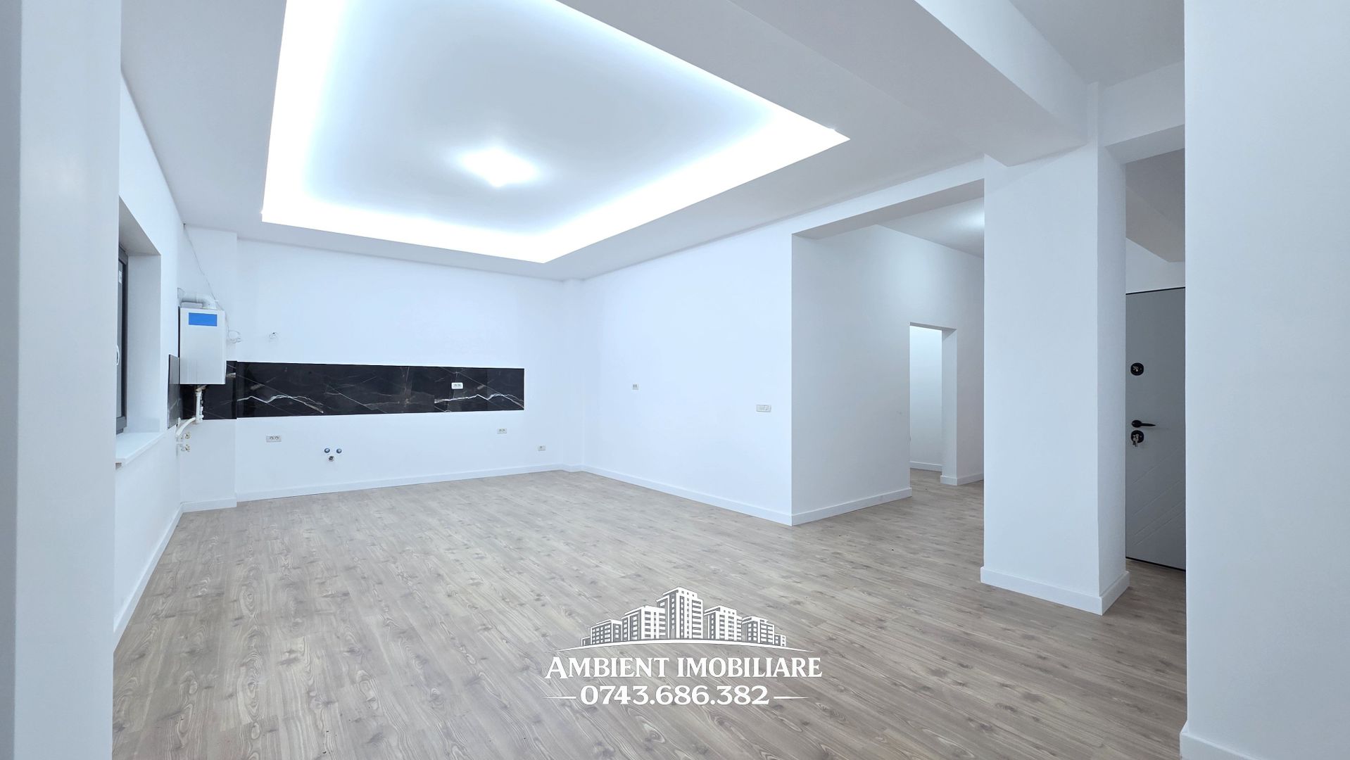 Apartament cu 2 camere, etaj 1, bloc NOU, VASLUI zona NORD, plata în RATE; - Poză 2