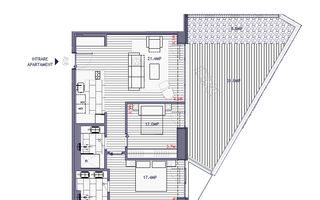 Vânzare, apartament de lux, 3 camere, Barbu Vacarescu - Schiță 12