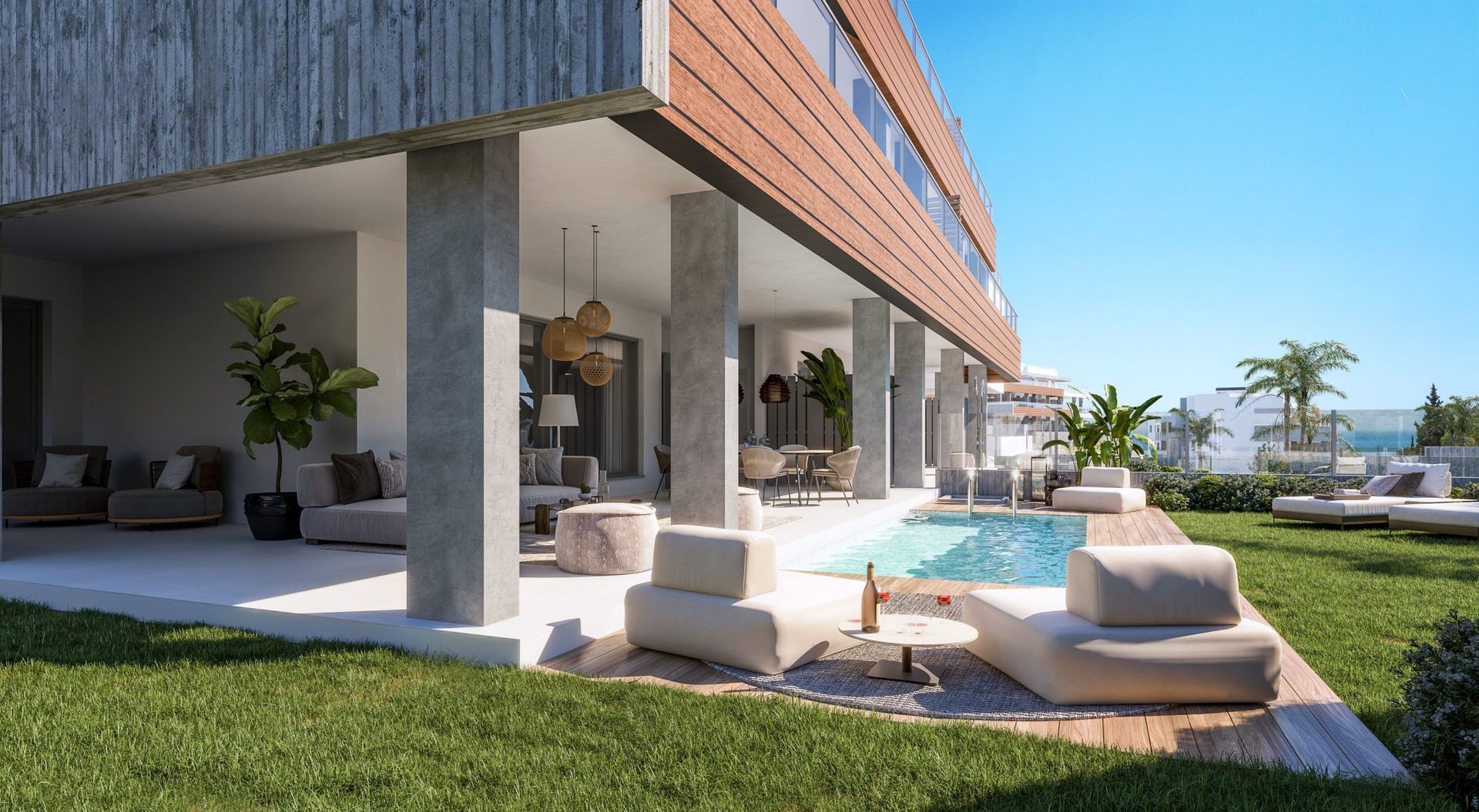Penthouse de lux cu piscina si vedere la Marea Mediterana in Spania - Marbella - Poză 9