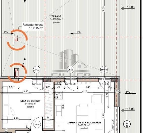 Penthouse cu terasa de 105 mp/buget finisaje inclus/ zona Eroilor! - Poză 3