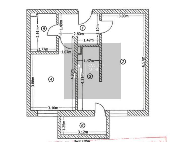 APARTAMENT 2 CAMERE, GRAND ARENA, MOBILAT/UTILAT MODERN, PARCARE - Poză 7