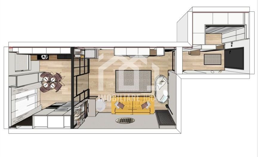 Apartament 2 camere finisat, 50mp,  Bloc nou, Sannicoara - Poză 18