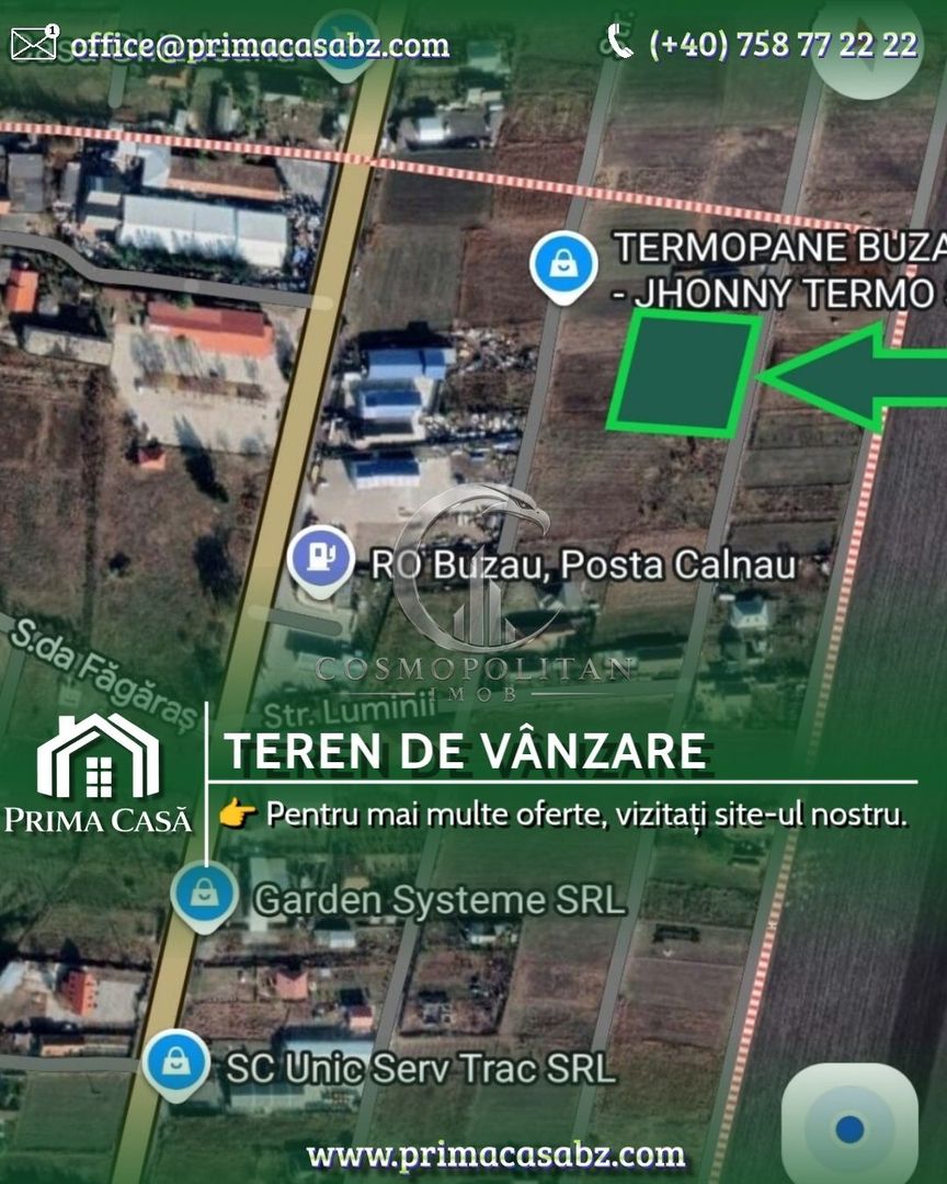 Teren intravilan Posta Calnau 1919mp – 40.000 euro - Poză 1