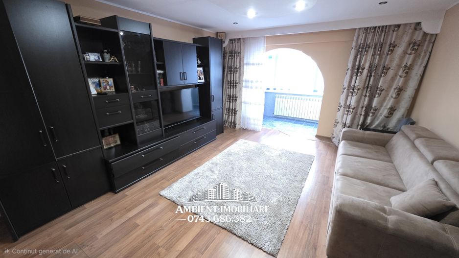 Apartament cu 3 camere, mobilat și utilat, VASLUI - zona AUTOMOMENT; - Poză 3