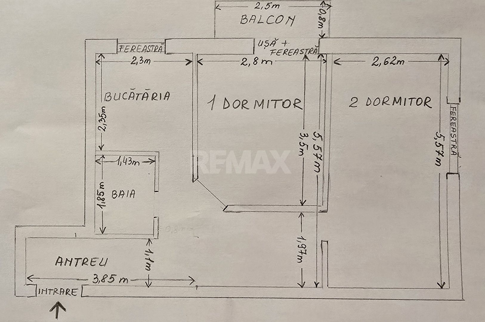 Apartament cu 2 camere în centru or. Cimișlia - Poză 6