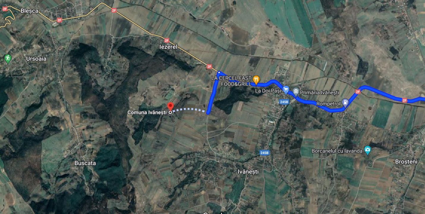 INVESTIȚIE - Teren 1 Ha, subvenție împădurire 20.000 €, IVĂNEȘTI; - Poză 1