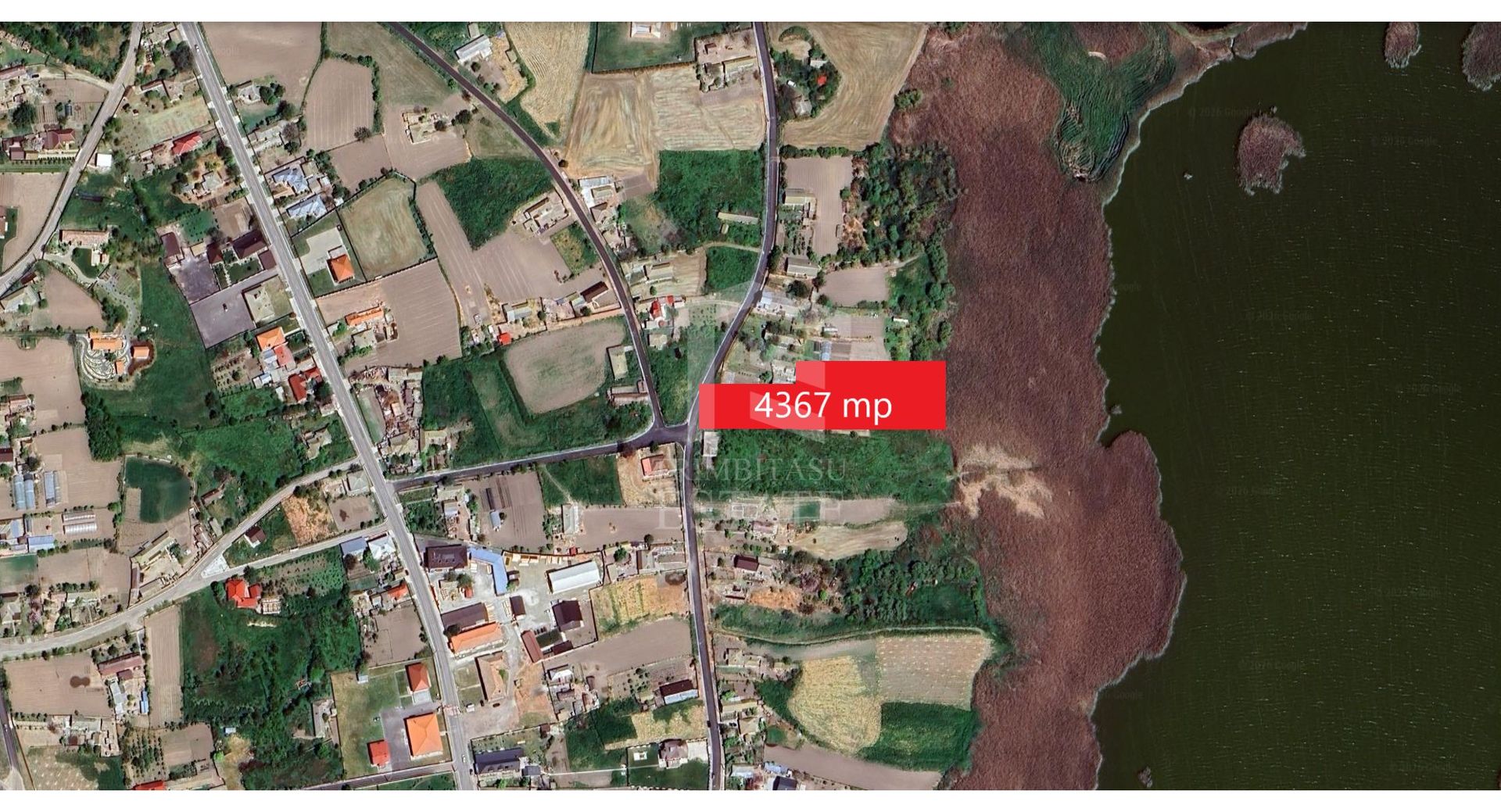 Teren intravilan 4367 mp – Salcioara – deschidere la lac - Poză 3