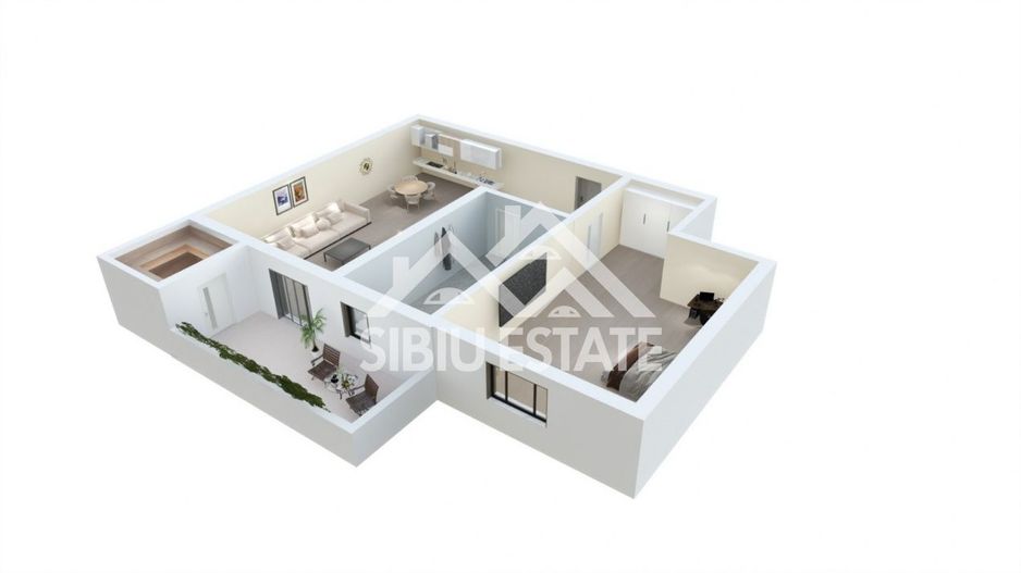 Apartament modern, aproape de natura - in Sibiu, langa lac -Comision 0 - Poză 2