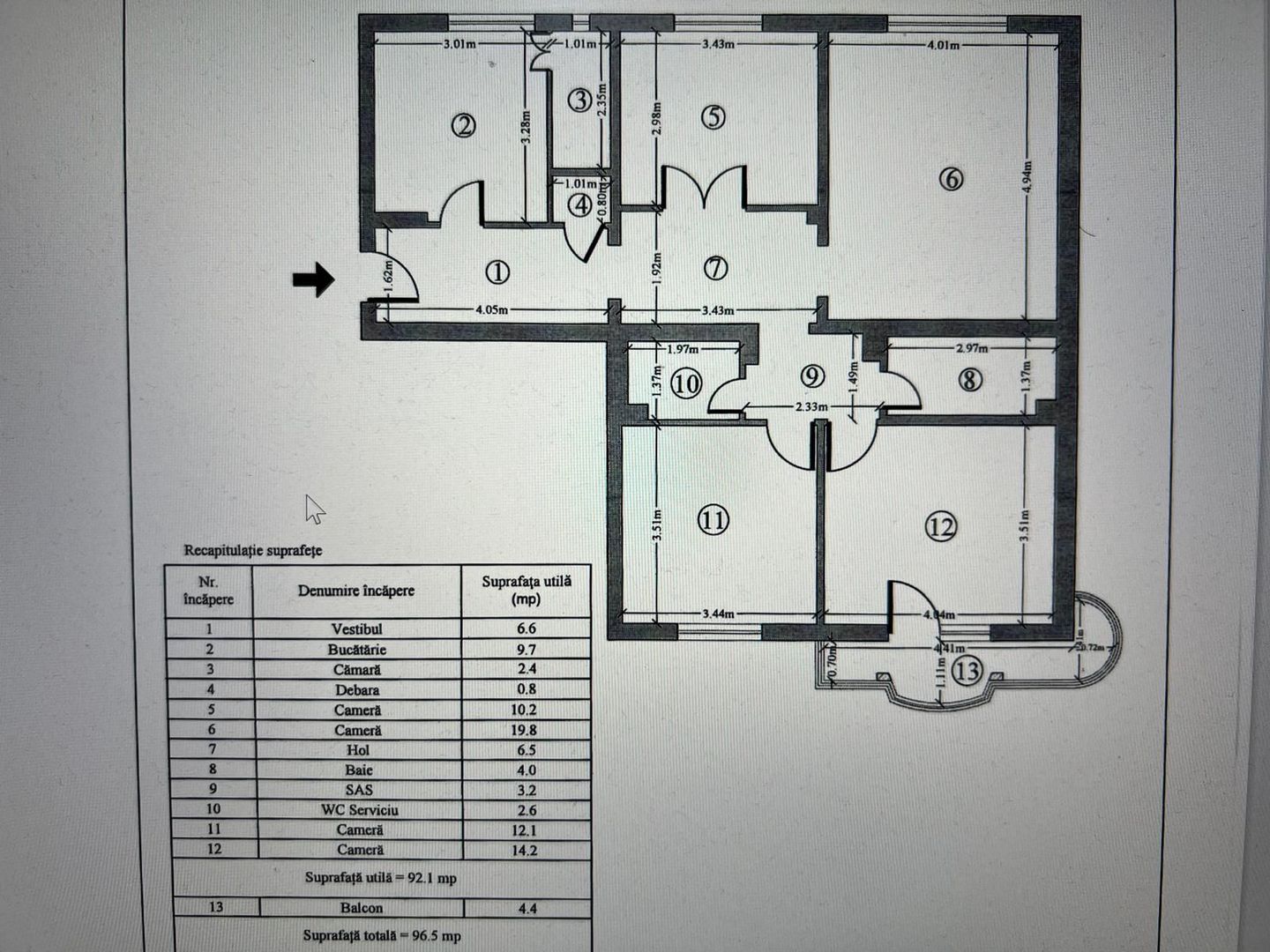 Apartament 4 camere I Pancota Doamna Ghica I Vanzare - Poză 17