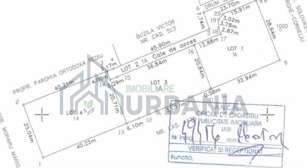 #- De vanzare teren intravilan 1000 de mp- Breazu- 5 min Copou - Poză 5